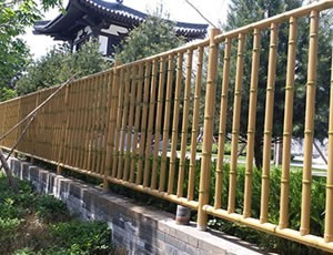 仿竹黃色護(hù)欄 仿竹黃色護(hù)欄